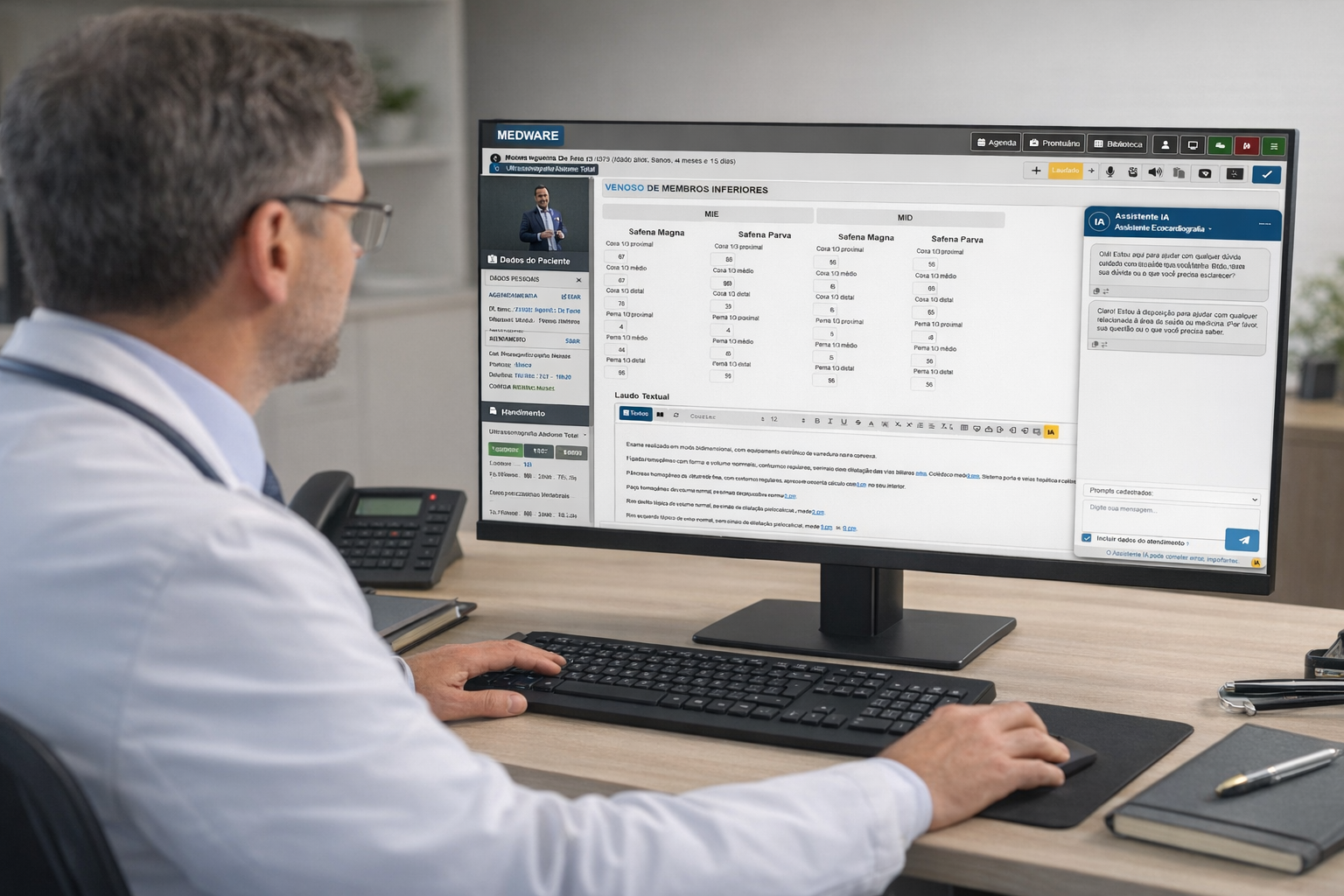 Inteligência Artificial para Laudos: mais produtividade na rotina médica