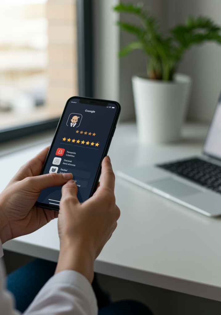 reputação da clínica em avaliações online