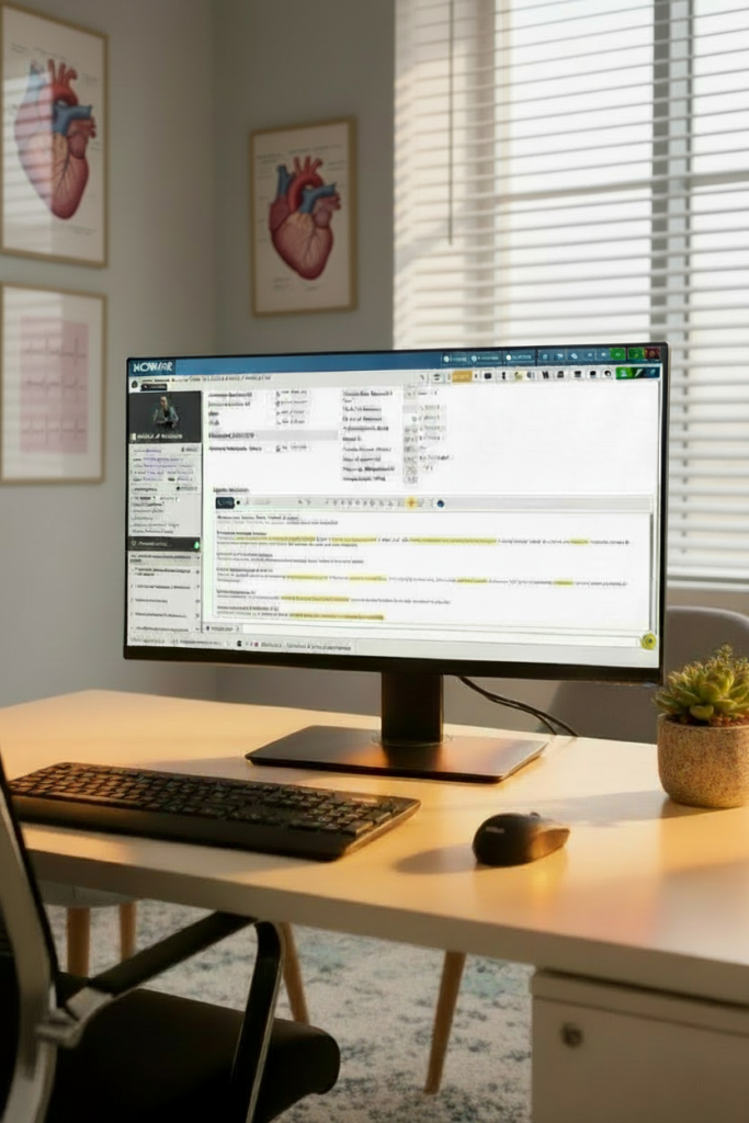 inteligência artificial para laudos médicos no sistema Medware UX