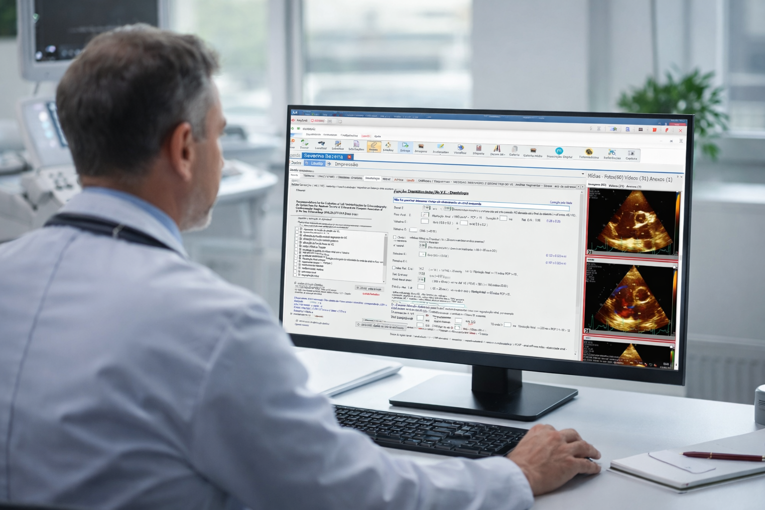 Sistema para ecocardiografia: como escolher o software ideal para clínicas de cardiologia e diagnóstico por imagem
