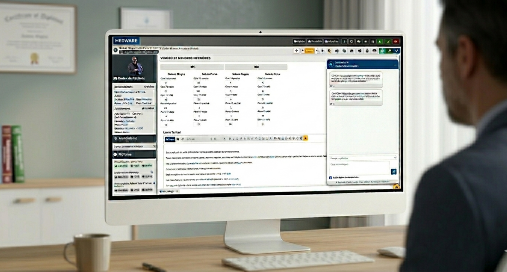 Laudos UX com inteligência artificial em uso médico
